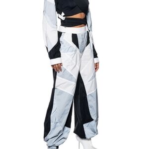 MEANS BUSINESS NYLON JOGGER PANT & TOP- XL